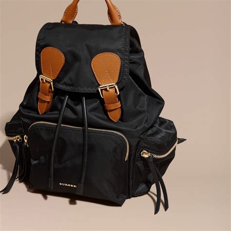 burberry signature grain leather backpack|burberry medium rucksack backpack.